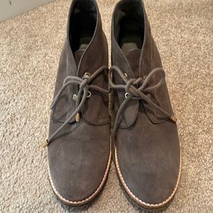 💥Last Call💥Tory Burch Vikki taupe wedge booties